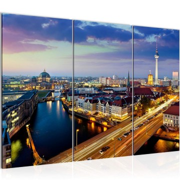 Canvas schilderij berlijn 1 130 x 80 cm 605131