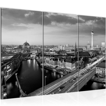 Canvas schilderij berlijn 3 130 x 80 cm 605131