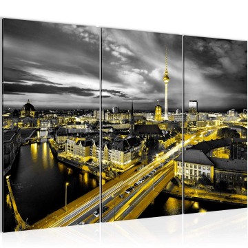 Canvas schilderij berlijn 4 130 x 80 cm 004331