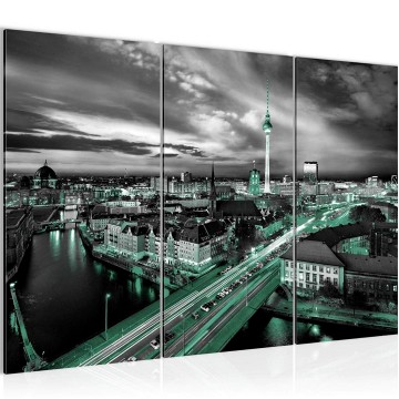 Canvas schilderij berlijn 5 130 x 80 cm 004331