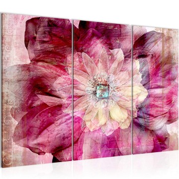 Canvas schilderij bloem 1 130 x 80 cm 200331