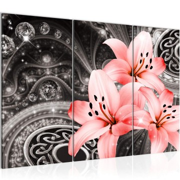 Canvas schilderij bloem 4 130 x 80 cm 209531