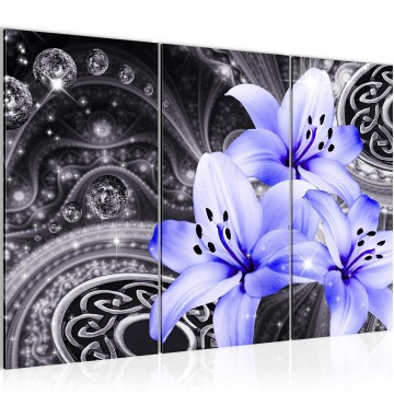 Canvas schilderij bloem 5 130 x 80 cm 209531