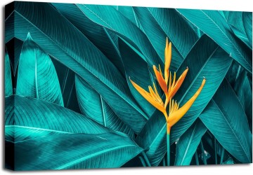 Canvas schilderij bloemen 120 x 80 cm 5037