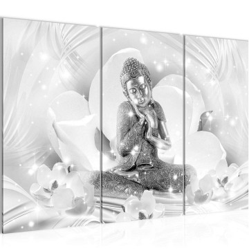 Canvas schilderij boeddha 12 130 x 80 cm 016431