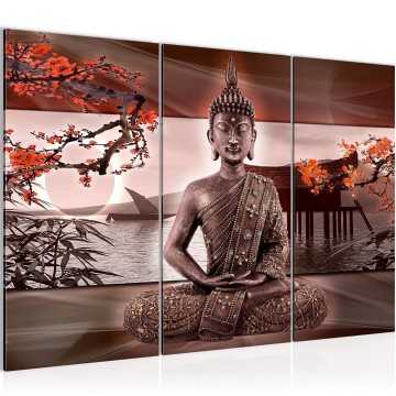 Canvas schilderij boeddha 13 130 x 80 cm 503231