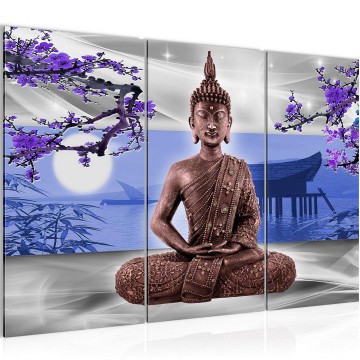Canvas schilderij boeddha 17 130 x 80 cm 504931