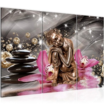 Canvas schilderij boeddha 19 130 x 80 cm 505331