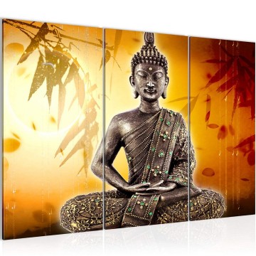 Canvas schilderij boeddha 2 130 x 80 cm 500331