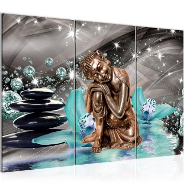 Canvas schilderij boeddha 20 130 x 80 cm 505331