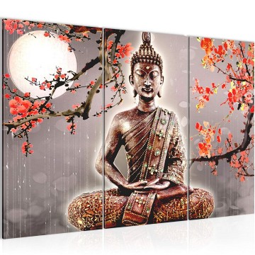 Canvas schilderij boeddha 26 130 x 80 cm 500631