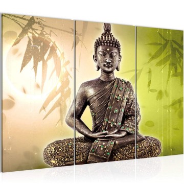 Canvas schilderij boeddha 3 130 x 80 cm 500331