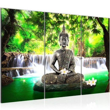 Canvas schilderij boeddha 32 130 x 80 cm 503531