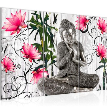 Canvas schilderij boeddha 35 130 x 80 cm 505931