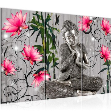 Canvas schilderij boeddha 36 130 x 80 cm 505931