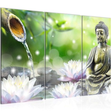 Canvas schilderij boeddha 44 130 x 80 cm 018231