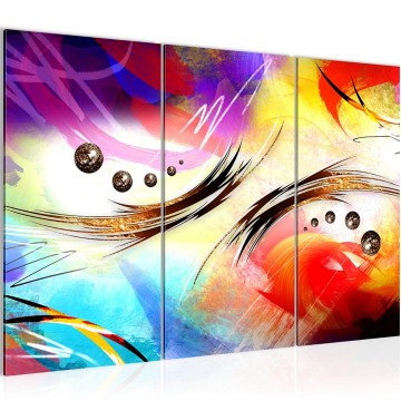 Canvas schilderij bont 1 130 x 80 cm 007131