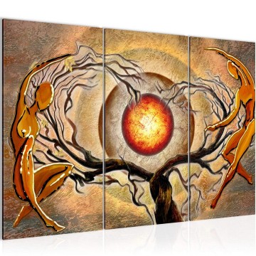 Canvas schilderij boom 4 130 x 80 cm 300831