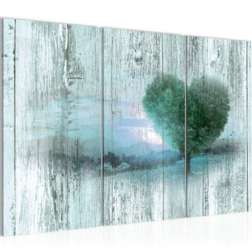 Canvas schilderij boom hart 5 130 x 80 cm 606531