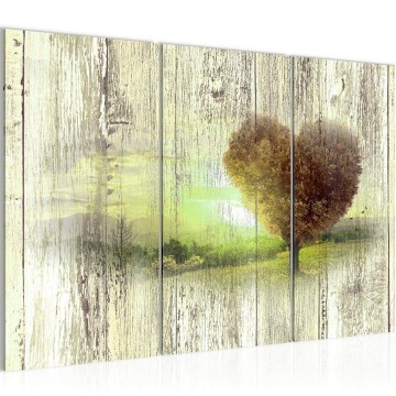 Canvas schilderij boom hart 6 130 x 80 cm 606531