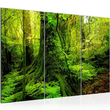 Canvas schilderij bos 102 130 x 80 cm 610531