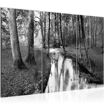 Canvas schilderij bos 17 130 x 80 cm 602331