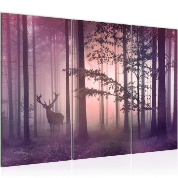 Canvas schilderij bos 2 130 x 80 cm 013431