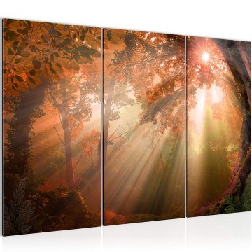 Canvas schilderij bos 25 130 x 80 cm 607131