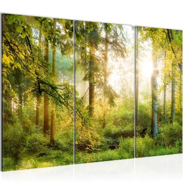 Canvas schilderij bos 28 130 x 80 cm 608331