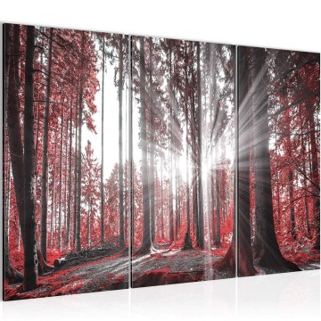 Canvas schilderij bos 31 130 x 80 cm 503831