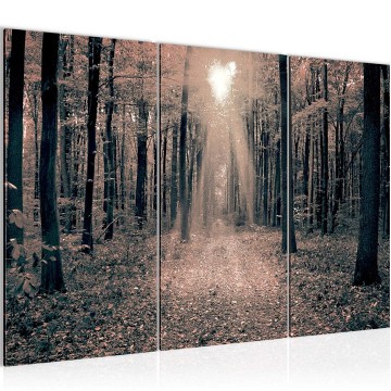Canvas schilderij bos 34 130 x 80 cm 608231