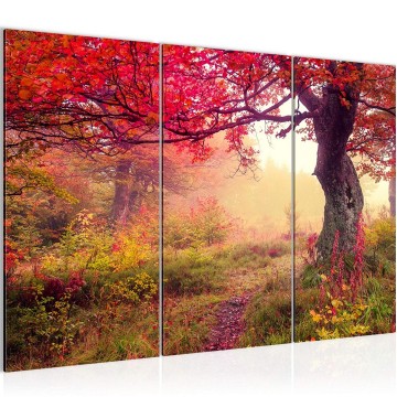 Canvas schilderij bos 37 130 x 80 cm 611631