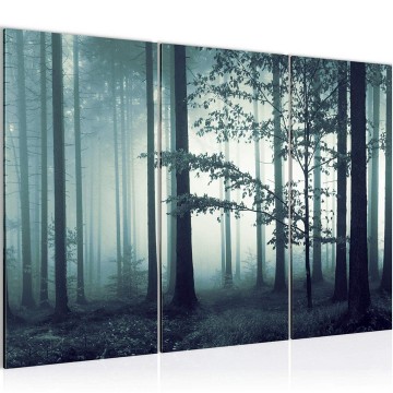 Canvas schilderij bos 5 130 x 80 cm 011131