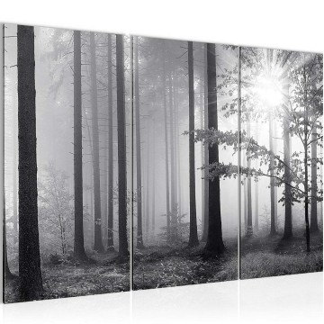 Canvas schilderij bos 7 130 x 80 cm 007831