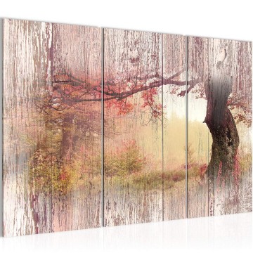 Canvas schilderij bos 8 130 x 80 cm 606431