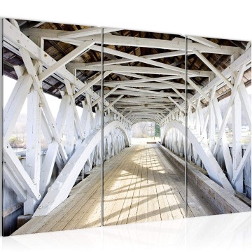 Canvas schilderij brug 1 130 x 80 cm 611831