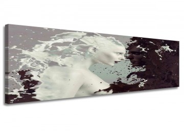 Canvas schilderij chocolate 120 x 40 cm 5711