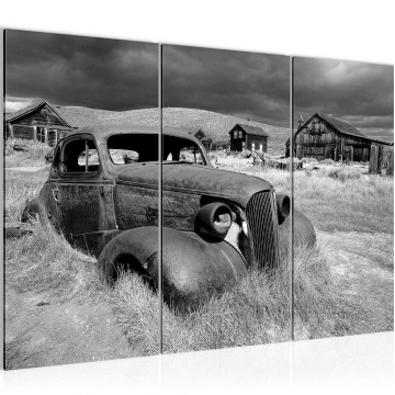 Canvas schilderij classic car route 66 10 130 x 80 cm 602131