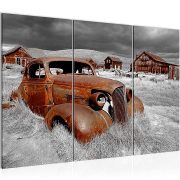 Canvas schilderij classic car route 66 9 130 x 80 cm 602131