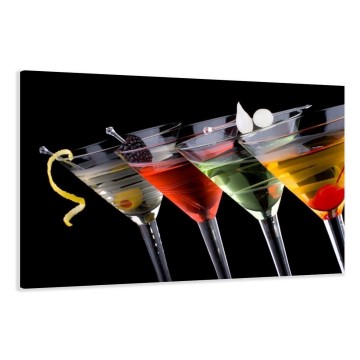 Canvas schilderij cocktails 120 x 80 cm 5146