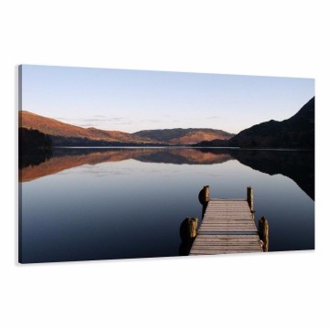 Canvas schilderij easy lake 120 x 80 cm 5063