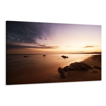 Canvas schilderij easy sunset 120 x 80 cm 5023