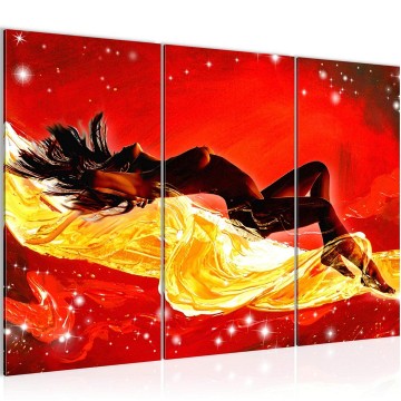 Canvas schilderij erotisch abstract 13 130 x 80 cm 300931