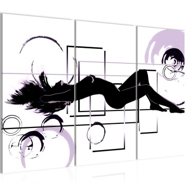 Canvas schilderij erotisch abstract 8 130 x 80 cm 300231