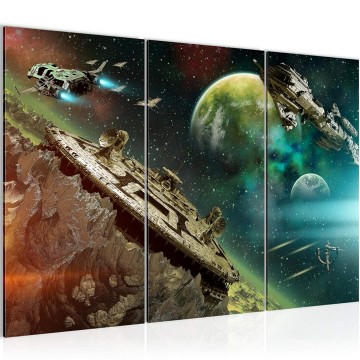 Canvas schilderij galaxy 4 130 x 80 cm 611531