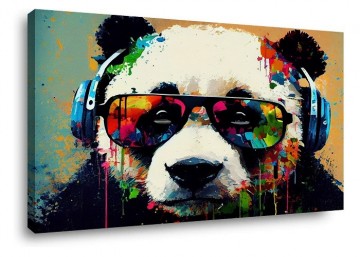 Canvas schilderij graffiti 80 x 60 cm 4047