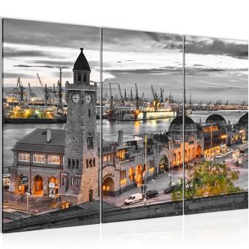 Canvas schilderij hamburg 2 130 x 80 cm 603031