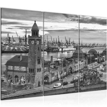 Canvas schilderij hamburg 3 130 x 80 cm 603031