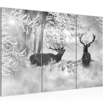 Canvas schilderij herten 3 130 x 80 cm 003931