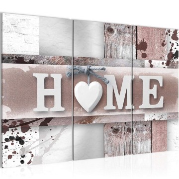 Canvas schilderij home 1 130 x 80 cm 504531